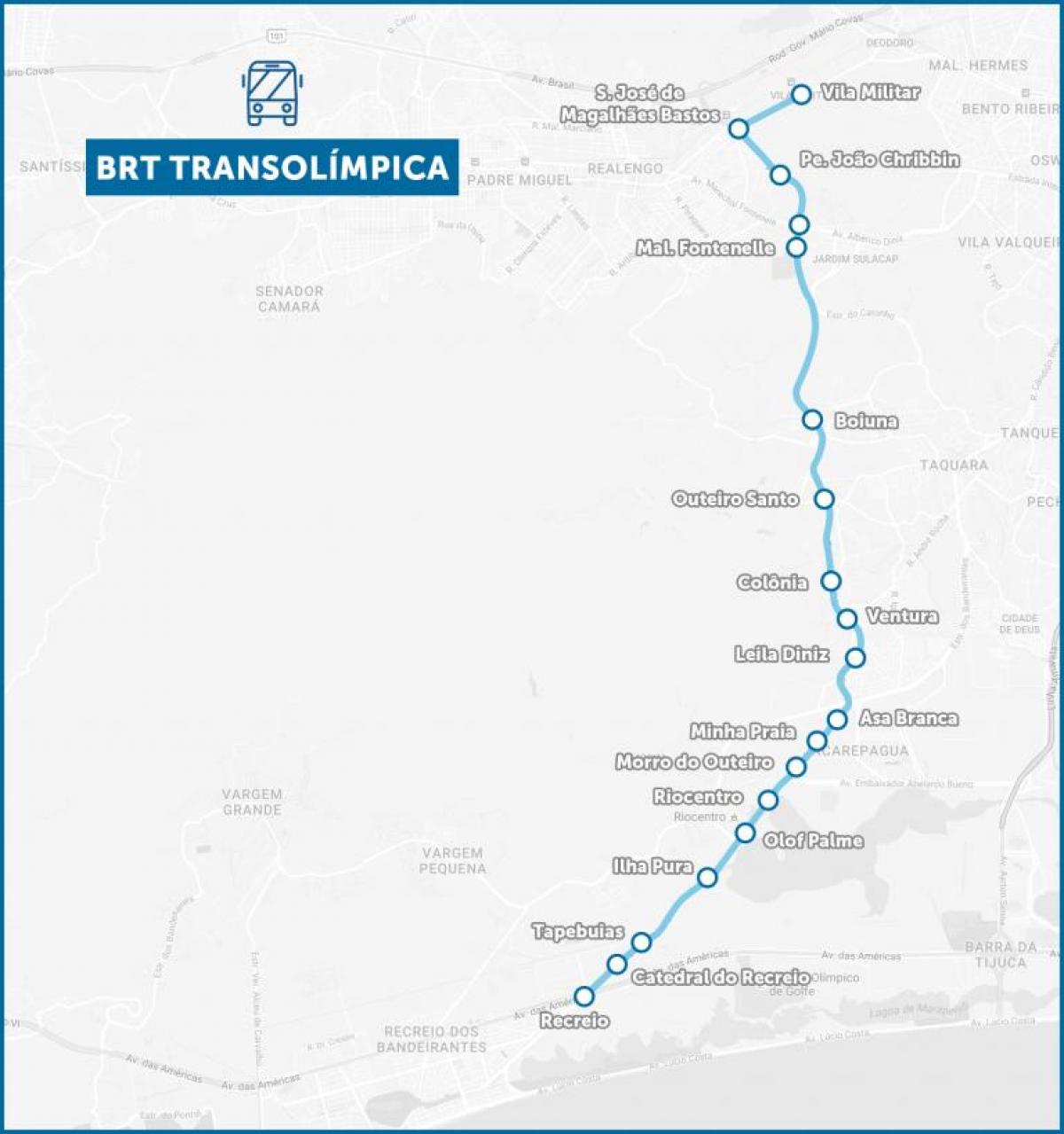 Bản đồ của NHẬT TransOlimpica