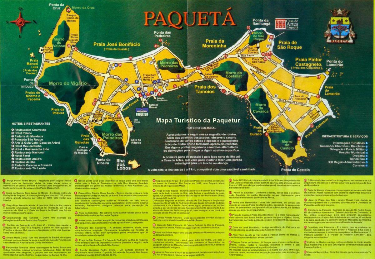 Bản đồ của Paquetá