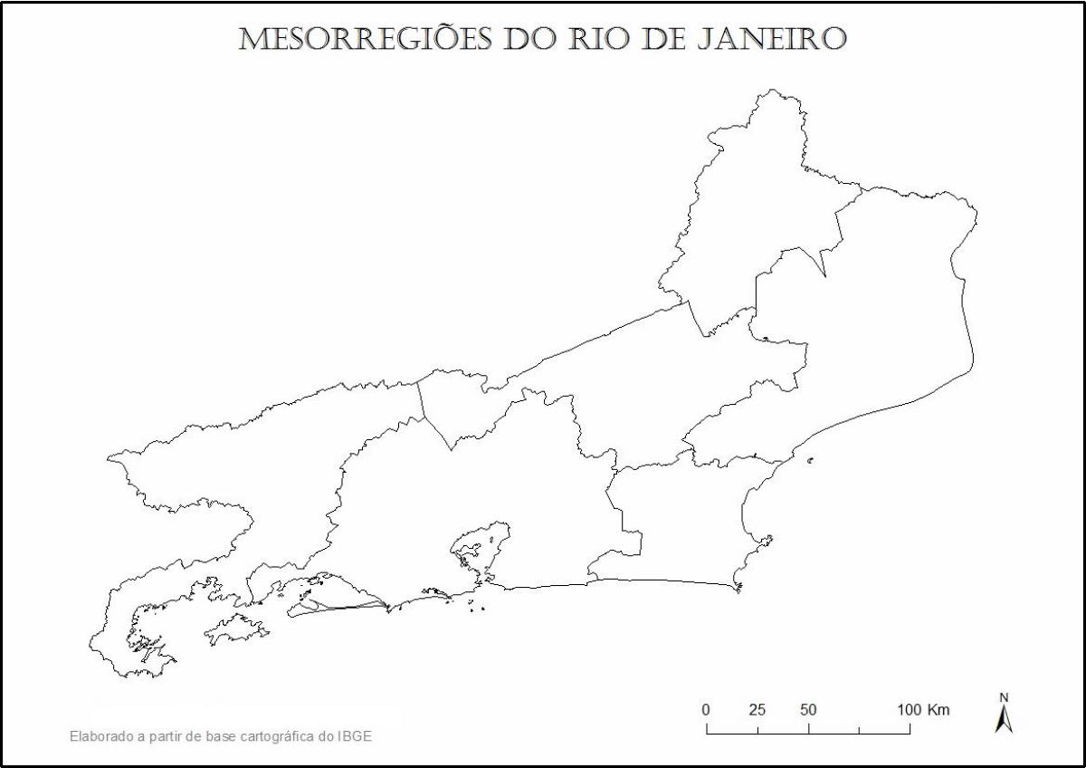 Bản đồ của Rio de Janeiro trinh