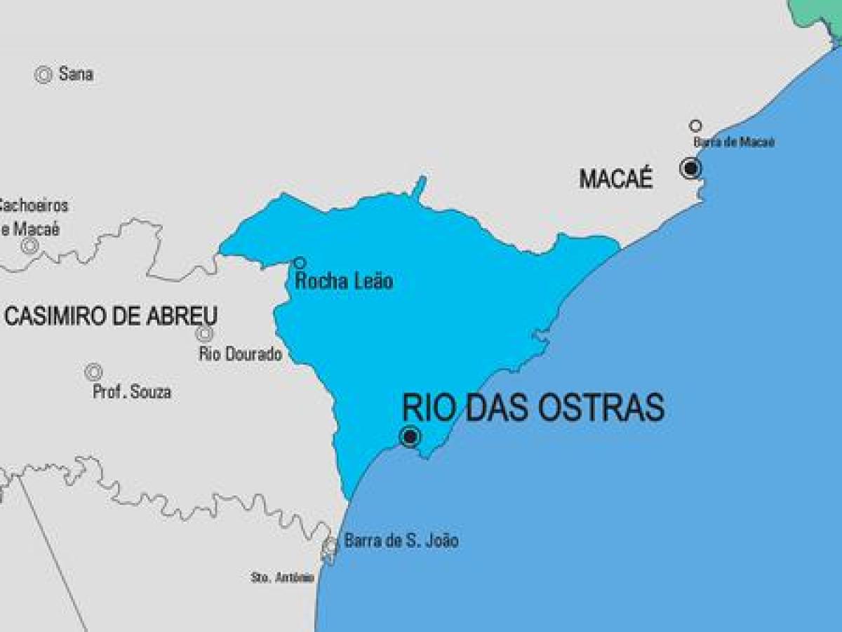 Bản đồ của Rio de Janeiro phố