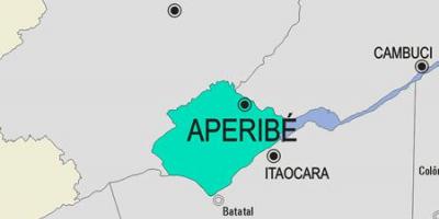 Bản đồ của Aperibé phố