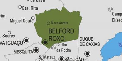Bản đồ của Belford Roxo phố
