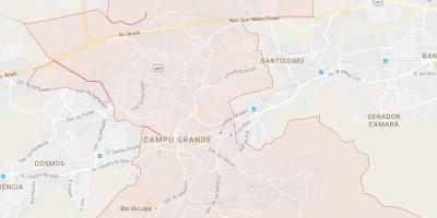 Bản đồ của Campo Grande