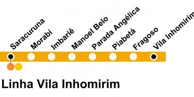 Bản đồ của dưới đây là danh sách - Dòng Vila Inhomirim