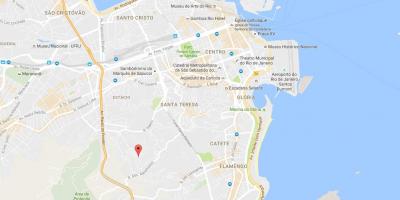 Bản đồ của khu ổ chuột Mangueira