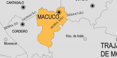 Bản đồ của Macuco phố