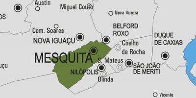 Bản đồ của Mesquita phố