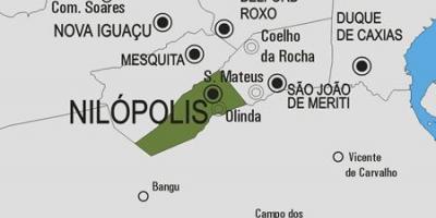 Bản đồ của Nilópolis phố