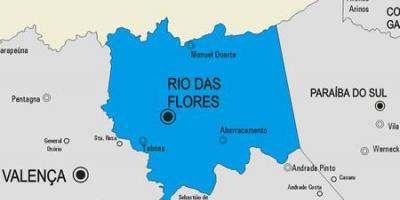 Bản đồ của Rio das Ostras phố