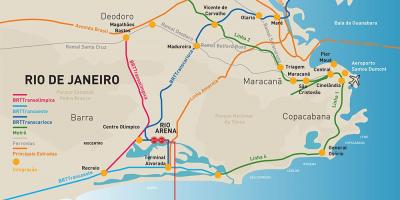 Bản đồ của Rio Trường vị trí