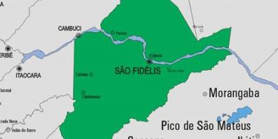 Bản đồ của São Francisco de Itabapoana phố