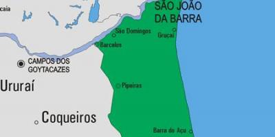 Bản đồ của São João da Khu phố