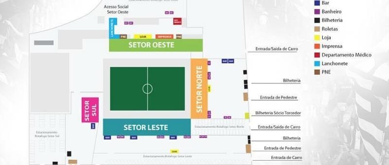 Bản đồ của đấu Trường Santos