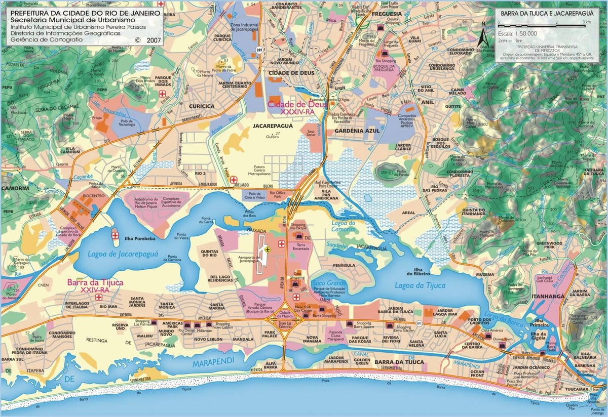 Bản đồ của bãi biển Salvador