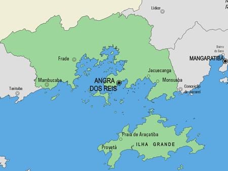 Bản đồ của Bữa dos Vậy phố