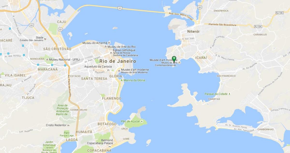 Bản đồ của bãi biển Boa Viagem