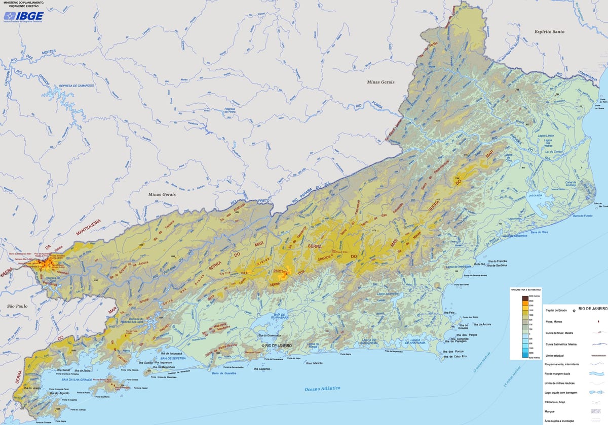 Bản đồ cứu trợ nước Rio de Janeiro