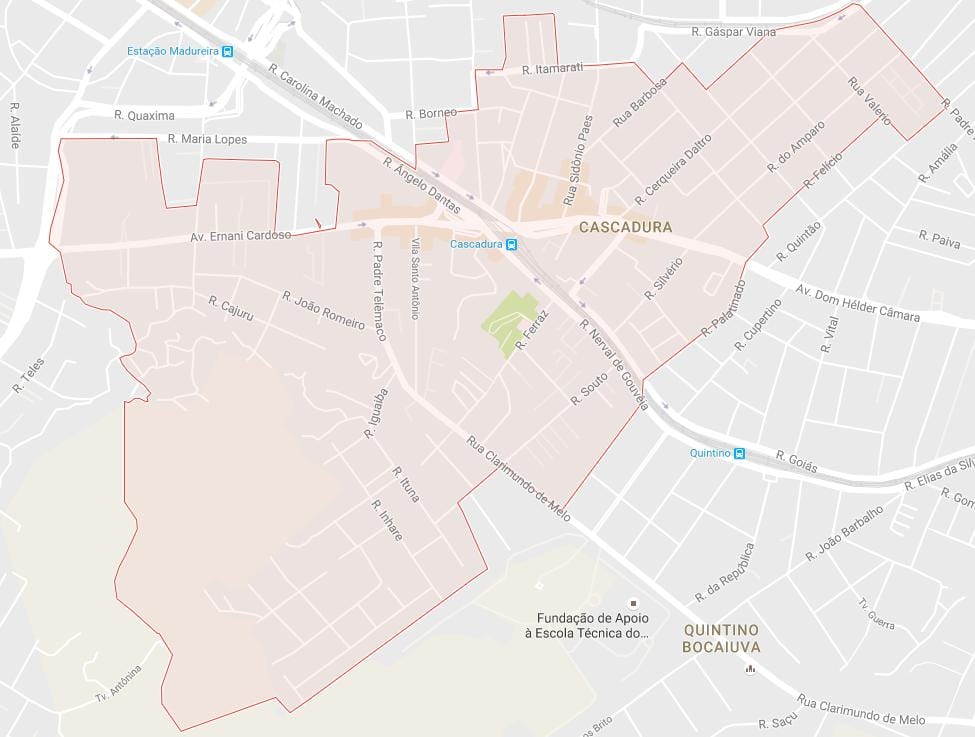 Bản đồ của Cascadura