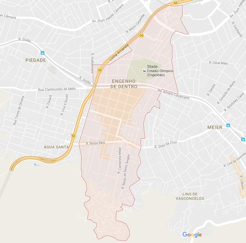 Bản đồ của Engenho de Lai