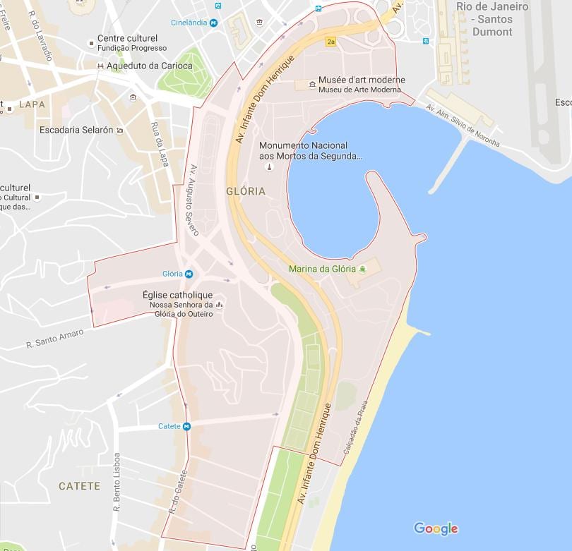 Bản đồ của Glória