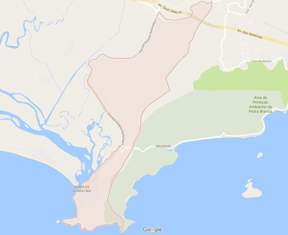 Bản đồ của Guaratiba