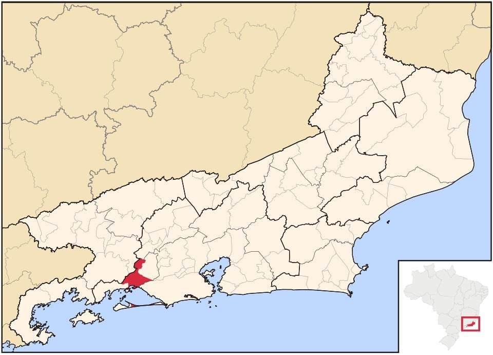Bản đồ của Itaguaí