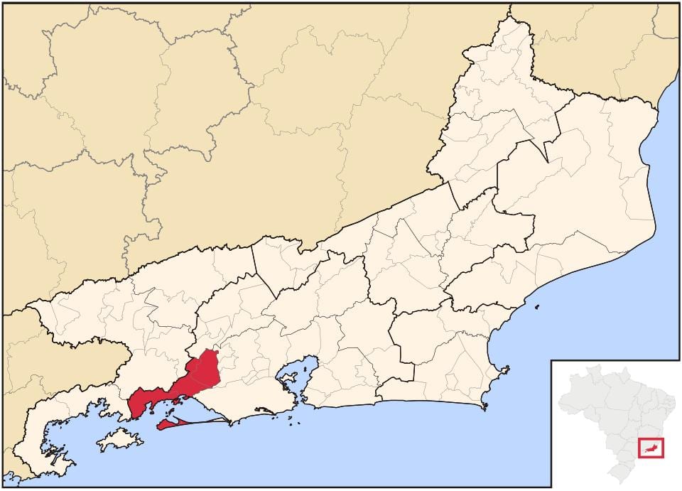 Bản đồ của Itaguaí