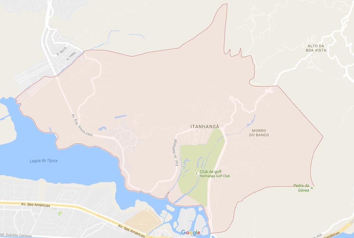 Bản đồ của Itanhangá