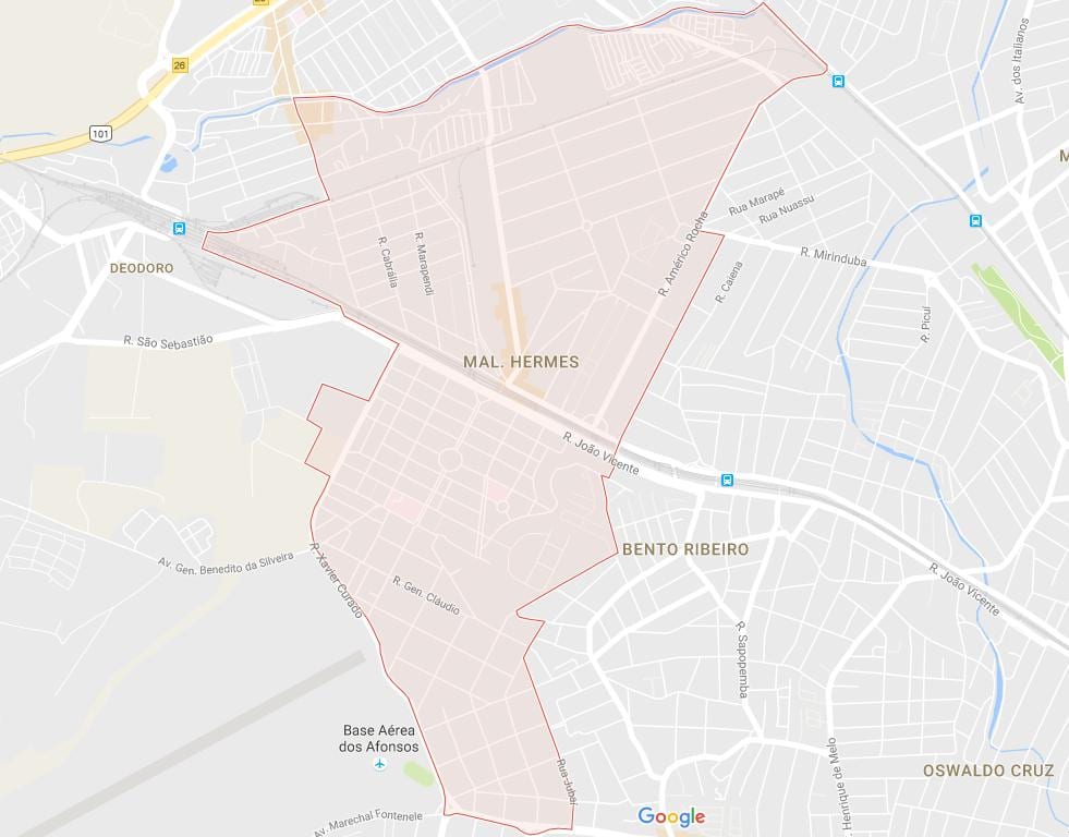 Bản đồ của Khu Hermes