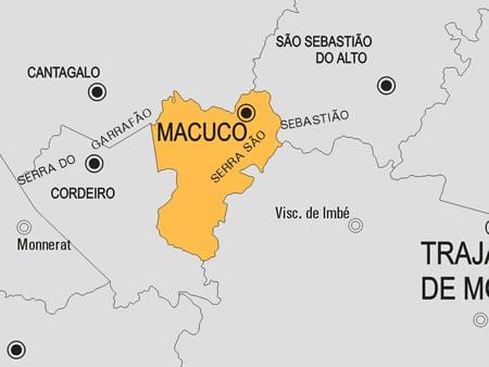 Bản đồ của Macuco phố