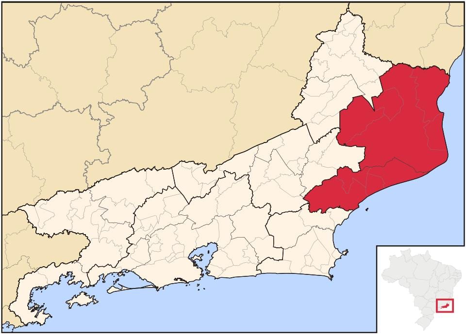 Bản đồ của Norte Milan