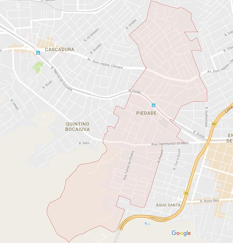 Bản đồ của Piedade