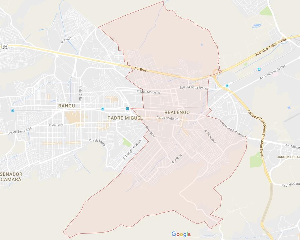 Bản đồ của Realengo