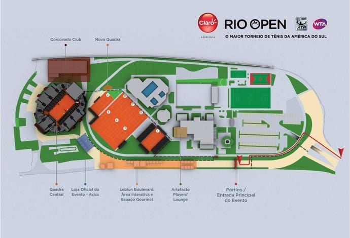 Bản đồ của Rio Mở