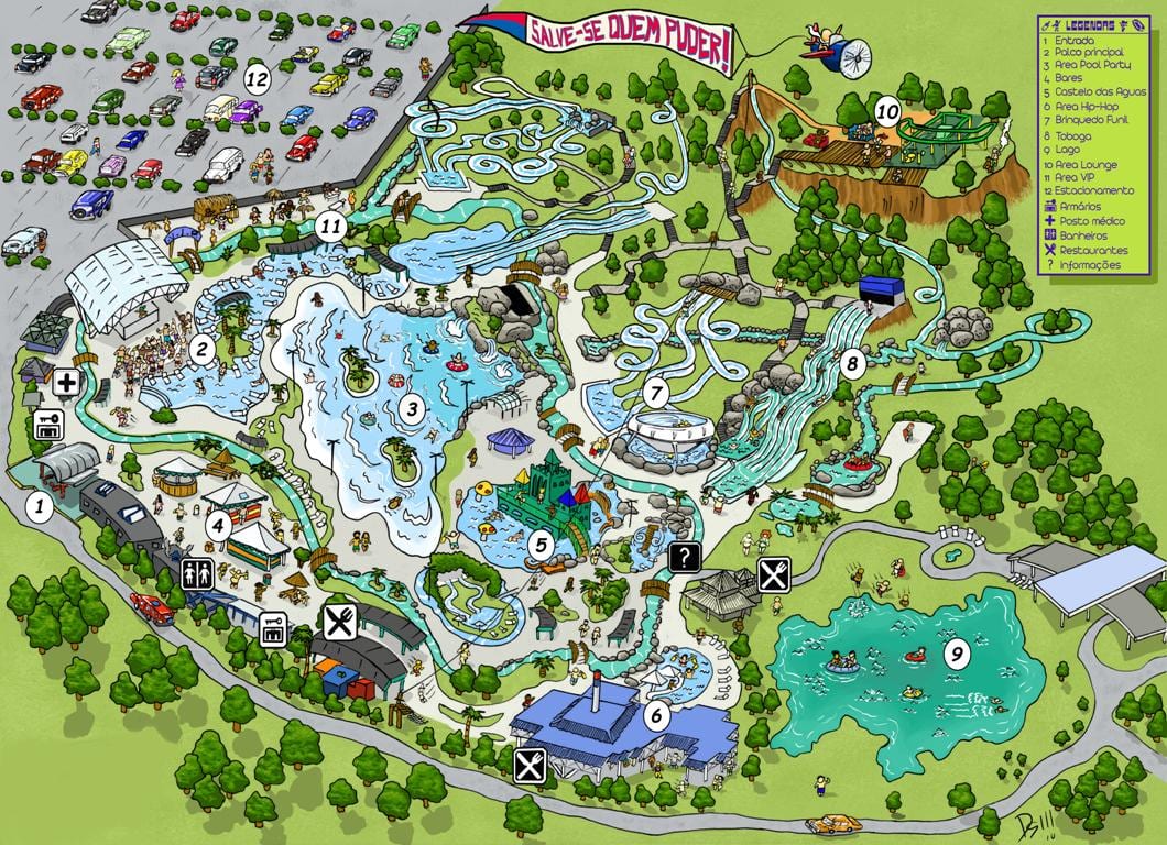 Bản đồ của Rio Nước Hành tinh