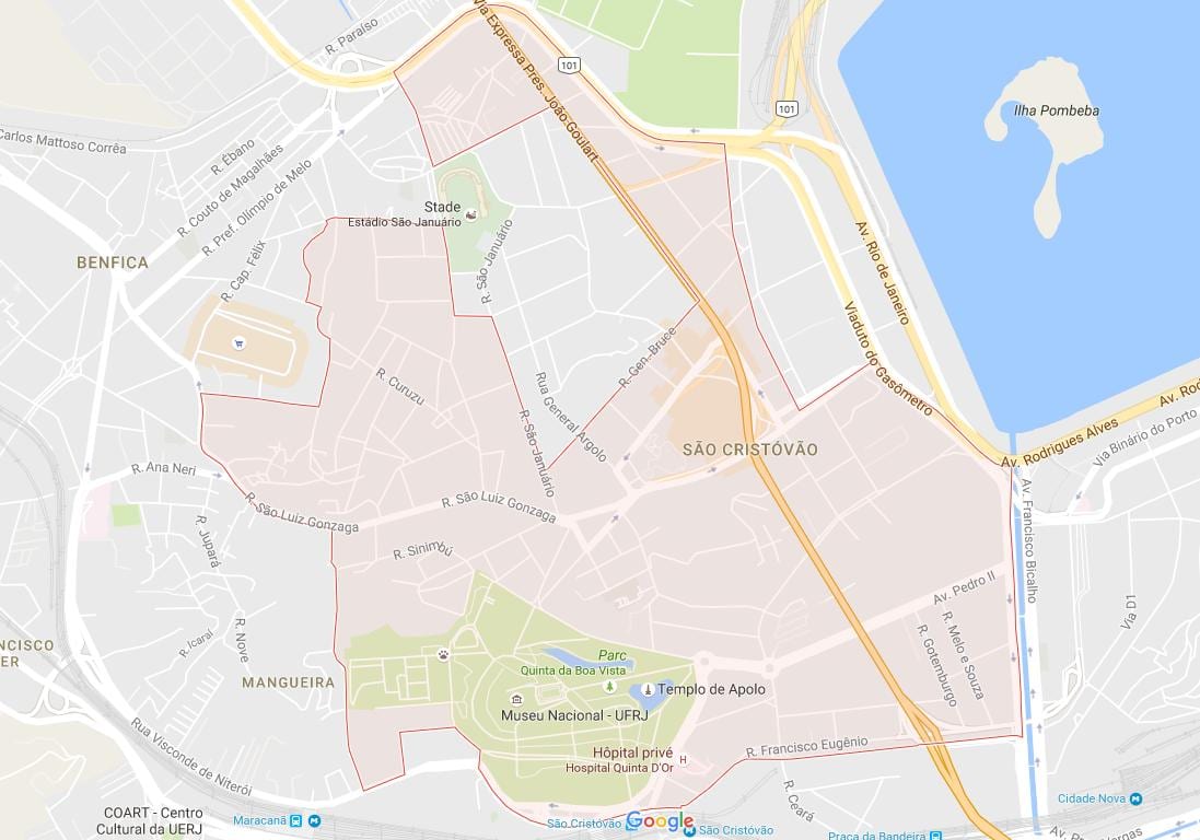 Bản đồ của São Đây