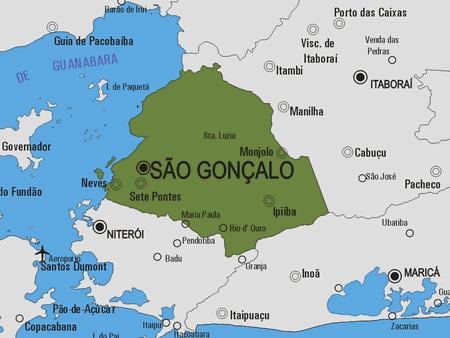 Bản đồ của São Đổi thành phố