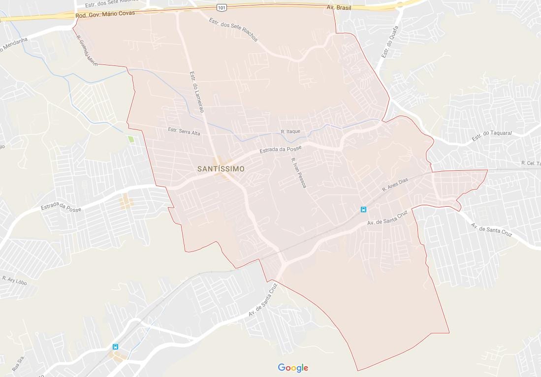 Bản đồ của Santíssimo