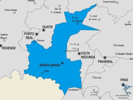 Bản đồ của Khu tiếng tây ban thành phố