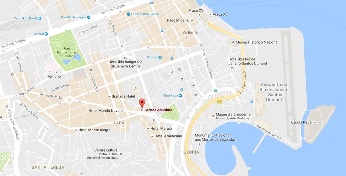 Bản đồ của Arcs của Lapa