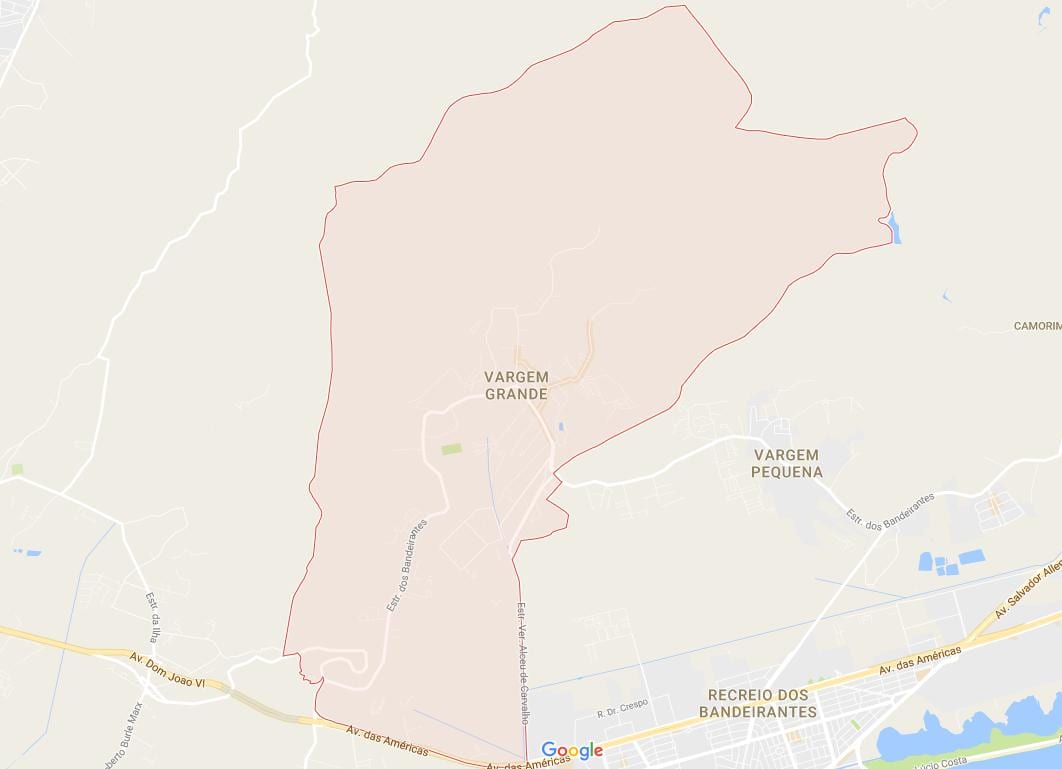 Bản đồ của Vargem Grande