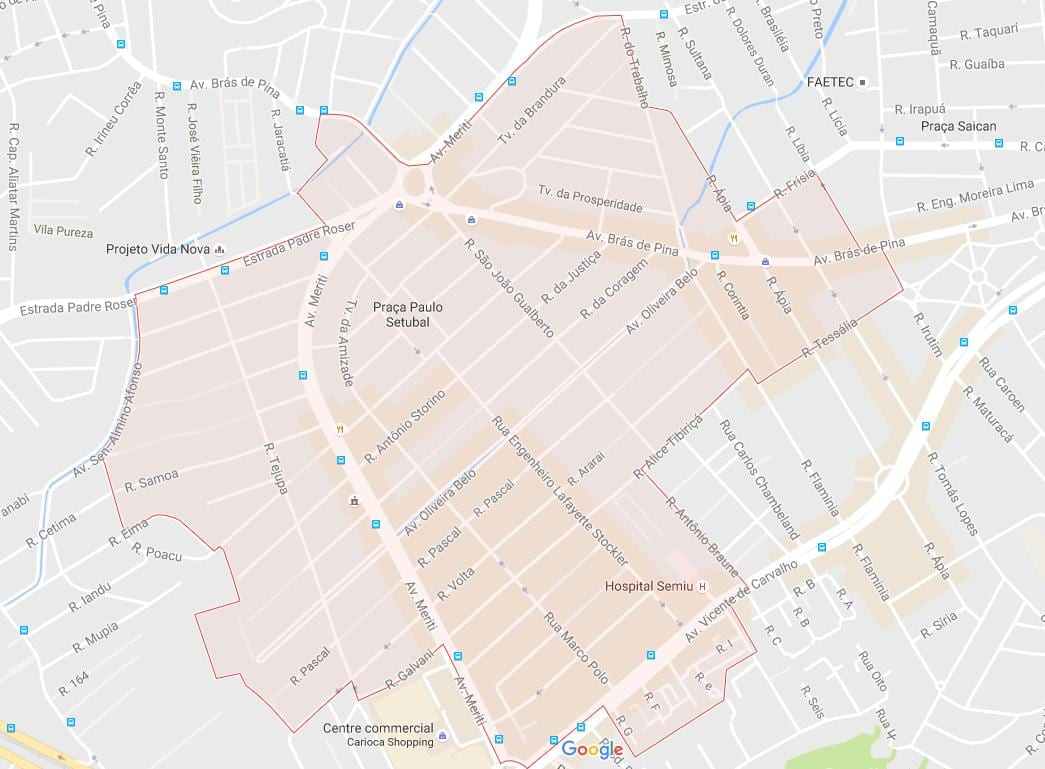 Bản đồ của Vila da tây vọng dương