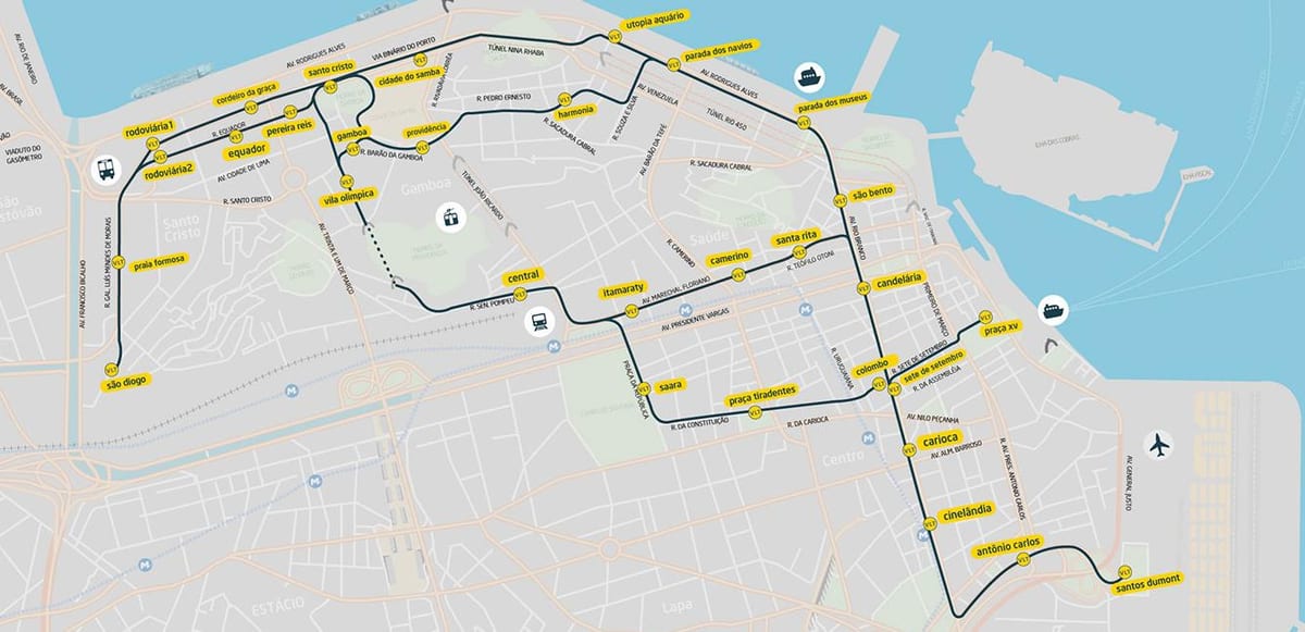 Bản đồ của VLT Vua Rio de Janeiro