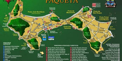 Bản đồ của vùng Île-de Paquetá