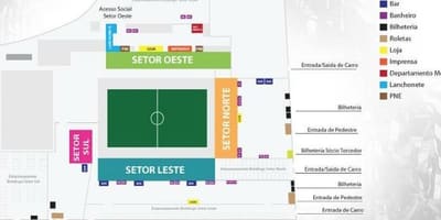 Bản đồ của đấu Trường Santos