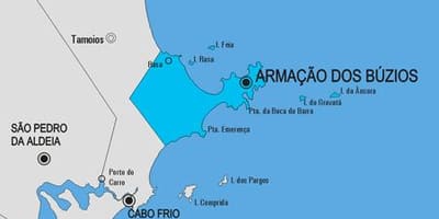 Bản đồ của Armação dos Các thành phố