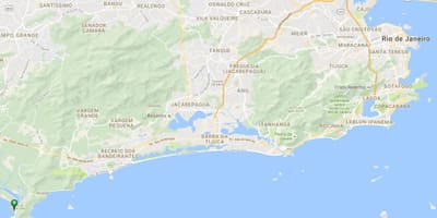 Bản đồ của bãi biển, rio de janeiro