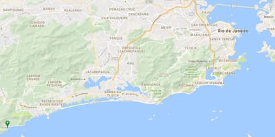 Bản đồ của bãi biển Grumari