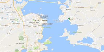 Bản đồ của bãi biển Icaraí