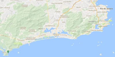 Bản đồ của bãi biển Meio